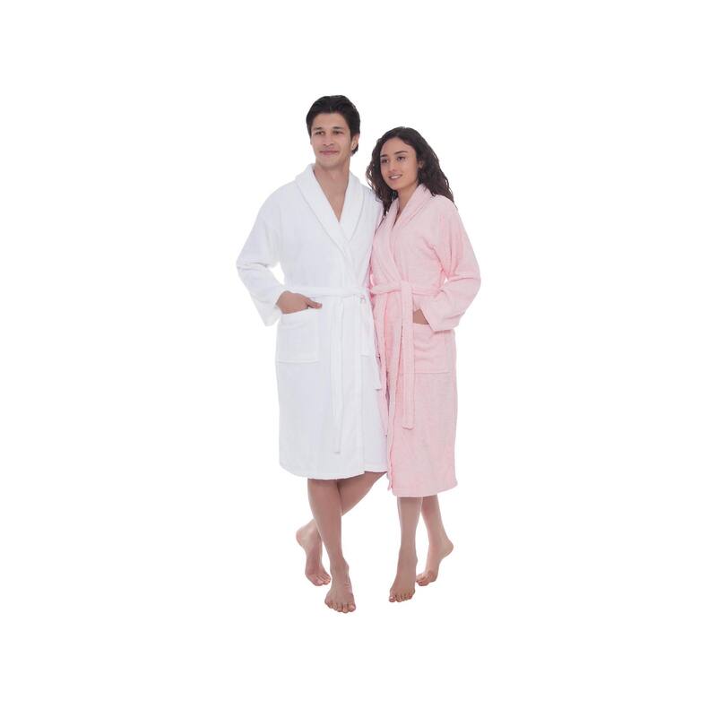 Ozan Premium Home Serene Collection 100% Turkish Cotton Unisex Terry Cloth Bathrobe