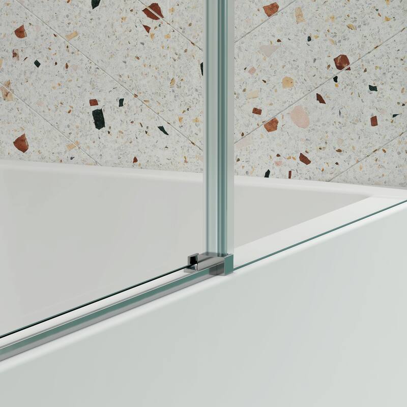 Frameless Single Sliding Shower Door with 304 Stainless Steel Hardware