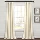 preview thumbnail 46 of 85, Lush Decor Farmhouse Stripe Yarn Dyed Cotton Window Curtain Panel Pair 84" x 42" - Yellow/Grey