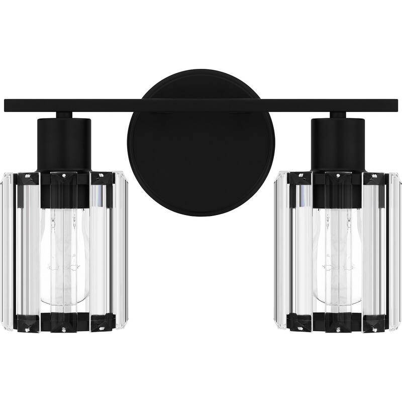 Isla Two Light Bath - Matte Black