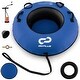 preview thumbnail 1 of 18, Goplus 40" Heavy-Duty Inflatable Snow Tube for Sledding with Tire Pump Blue