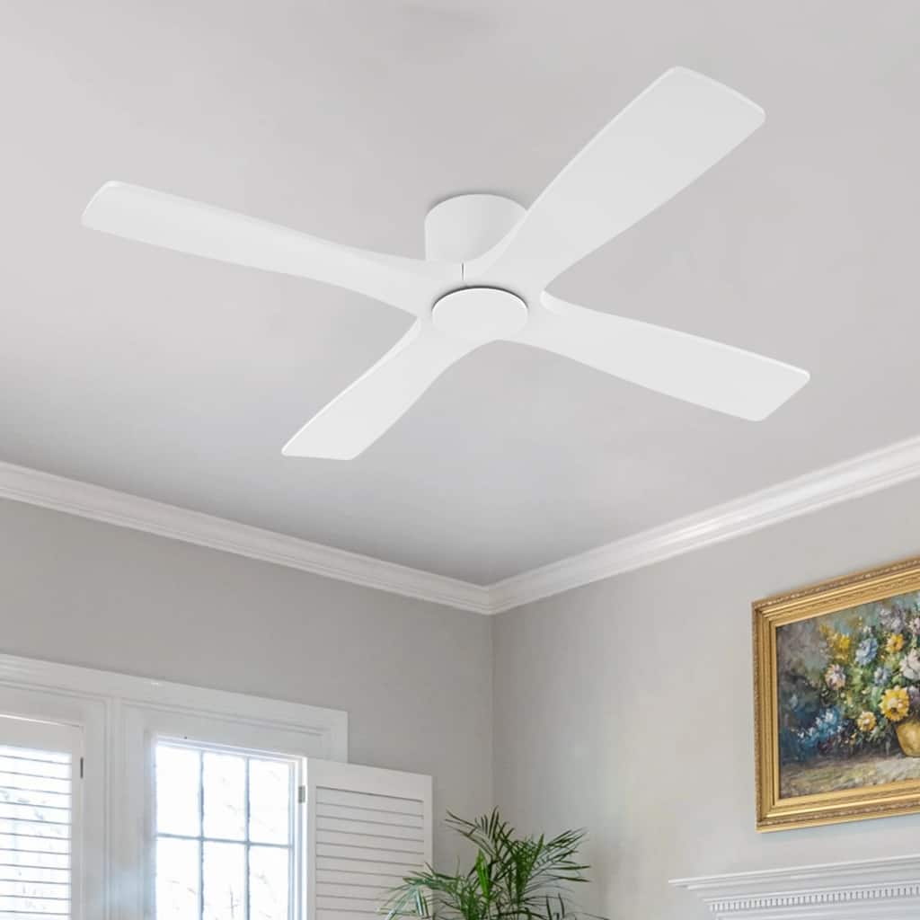 MLiAN 60" DC Flush Mount Ceiling Fan with Remote