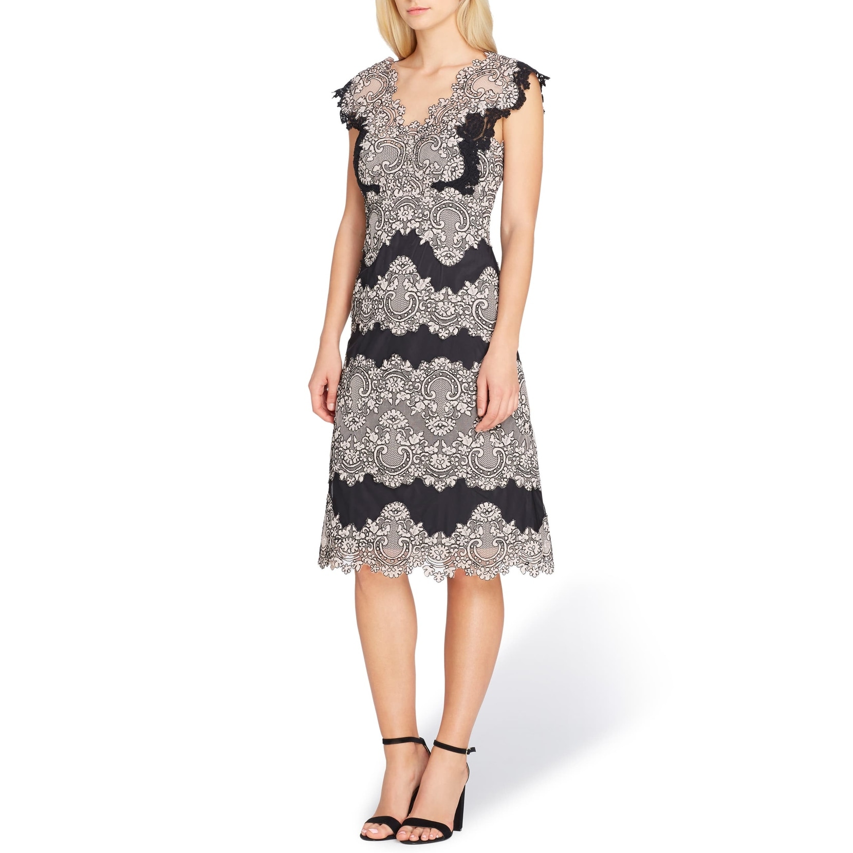 black midi dress size 16