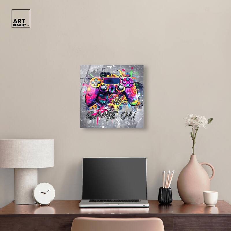 Game On Acrylic by Art Remedy, Ready to Hang