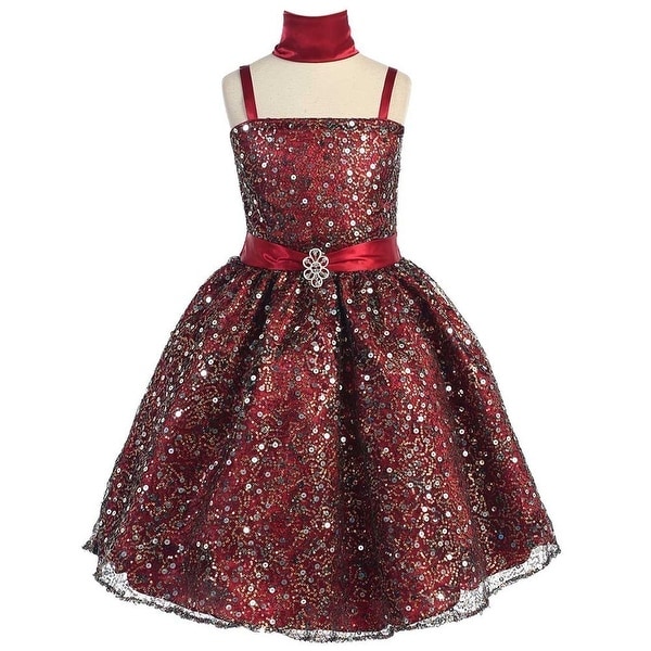 maroon sparkly dress