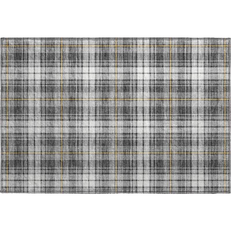 Premium Washable Super Soft Farmhouse Plaid Mayfield Rug