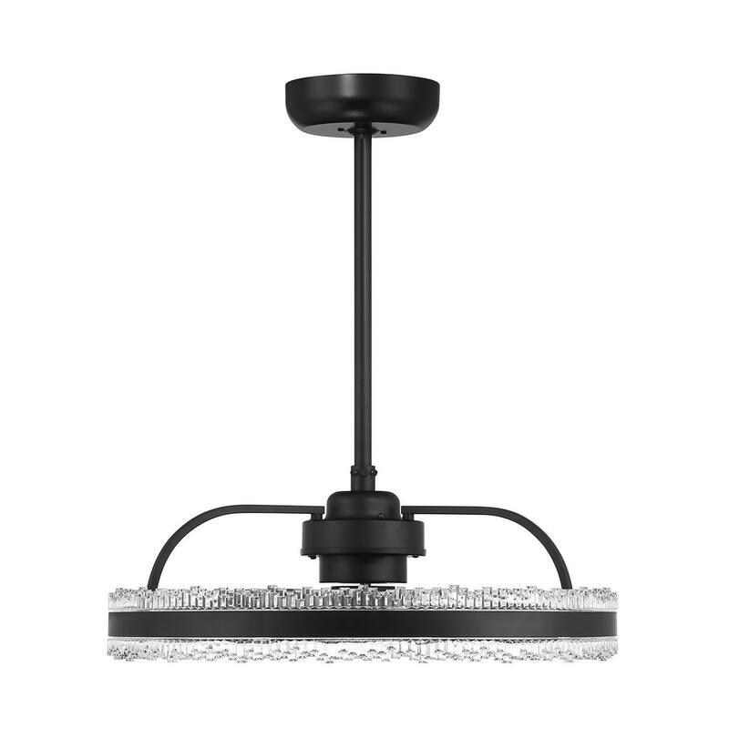 Corona LED Fan D'Lier - Matte Black