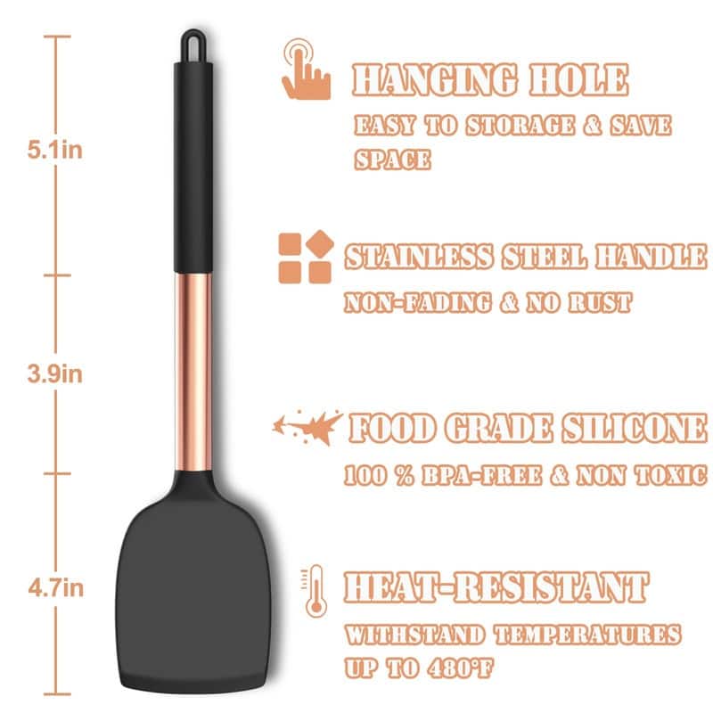 Silicone Kitchen Cooking Utensils Set-Umite Chef 43 pcs Heat Resistant Kitchen Utensils