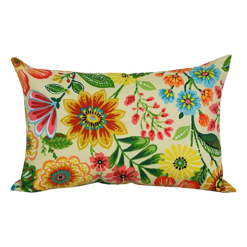 19-inch by 11-inch Outdoor Throw Pillows (Set of 2, Multiple Patterns) - 19 x 11