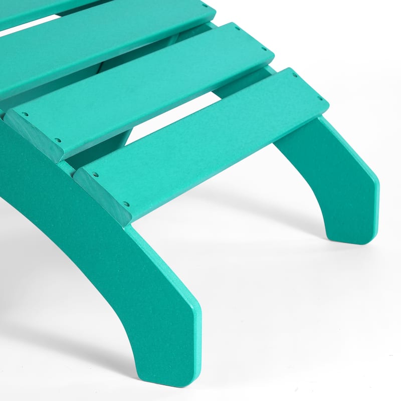 Polytrends Altura Outdoor Adirondack Folding Ottoman