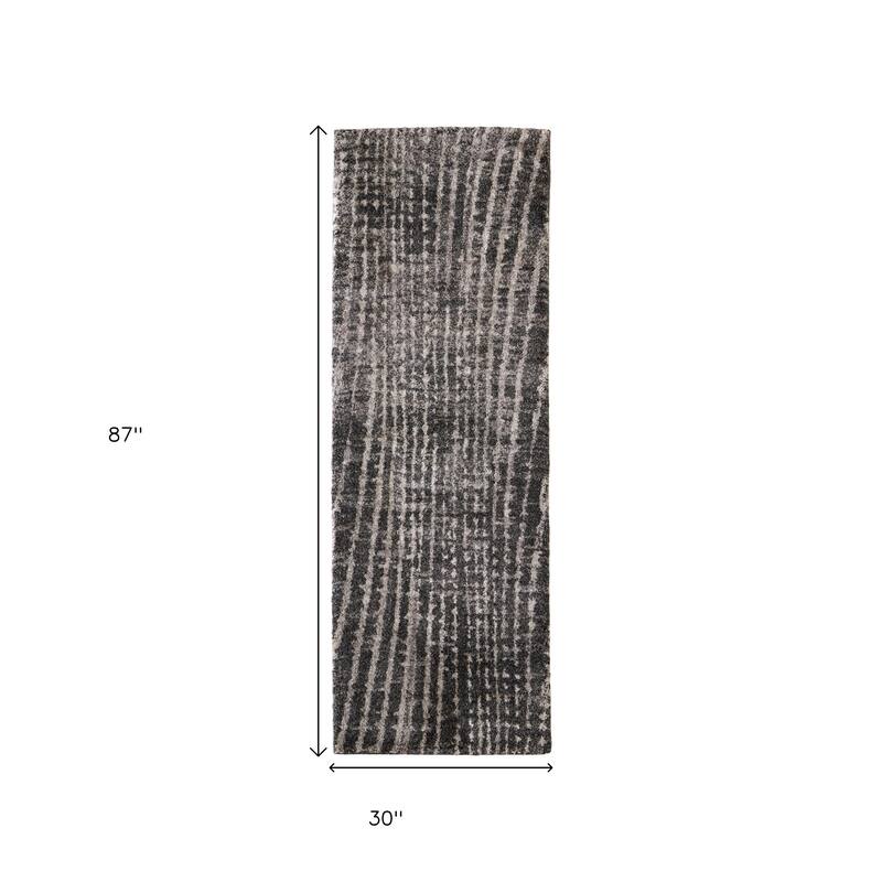 HomeRoots Abstract Industrial Rectangle Area Rug