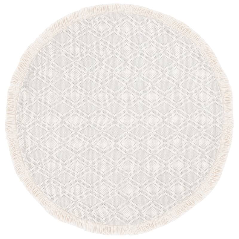 SAFAVIEH Handmade Natura Feridan Wool Fringe Rug