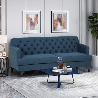 Postwick Tufted Fabric 3 Seater Sofa by Christopher Knight Home - 78.00 ...