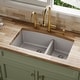 preview thumbnail 5 of 76, Karran Undermount Quartz Double Bowl Kitchen Sink