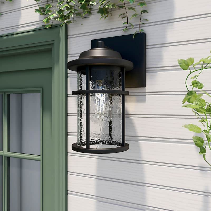 1-Light Outdoor Wall Mount Light Fixture - 5.91"x7.7"x10.81"