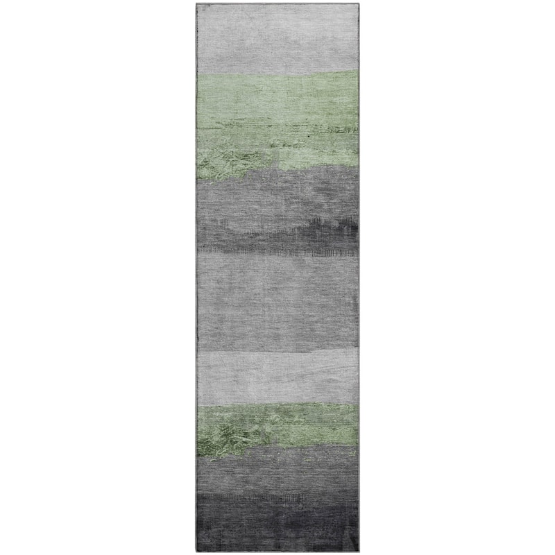 Premium Washable Super Soft Ombre Stripes Mayfield Rug