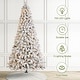 preview thumbnail 31 of 131, Glitzhome 6FT/7.5FT/9FT/11FT Snow Flocked Pre-lit Artificial Fir Christmas Trees
