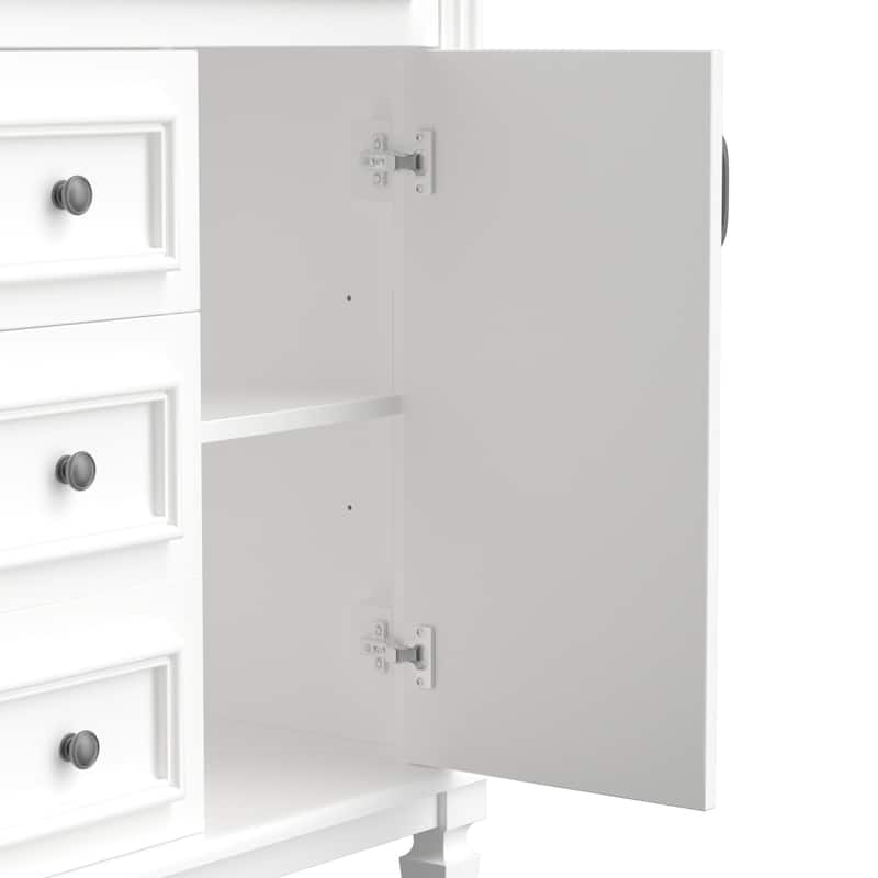 36'' Freestanding Bathroom Vanity with Integrated Ceramic Sink and Drawers