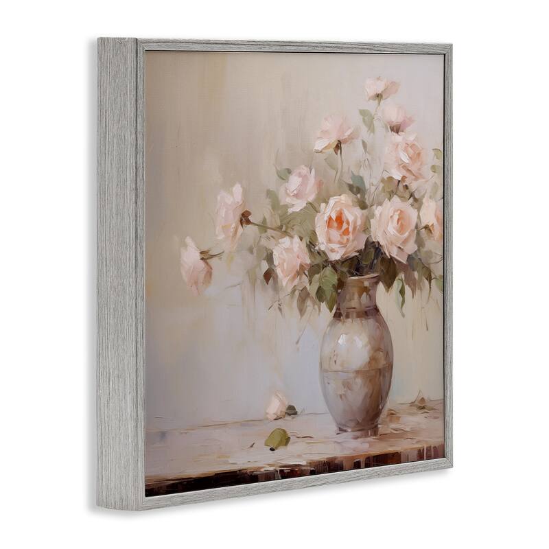 Stupell Romantic Rose Bouquet Framed Giclee Art Design By Arlington Prints
