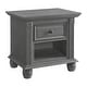 preview thumbnail 1 of 6, Oxford Baby London Lane Nightstand Grey