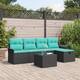 Option Black and Turquoise-with table