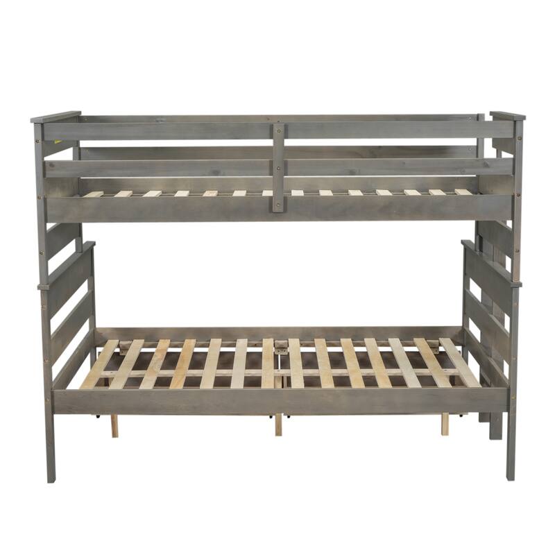 Twin over Full Bunk Bed with 2 Drawers or Trundle