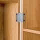 preview thumbnail 20 of 18, Modern Wooden Kitchen Pantry Cabinet with Fluted Doors 2 Drawers and Built-In Spice Racks Oak by GDFStudio
