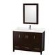Option Espresso, Chrome Trim, Giotto Quartz Top