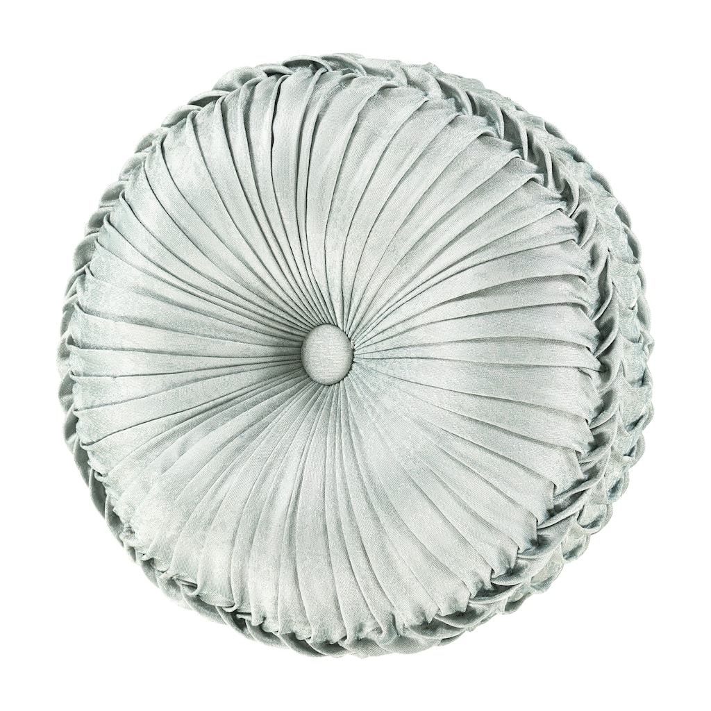J. Queen New York Prestige Tufted Round Decorative Throw Pillow