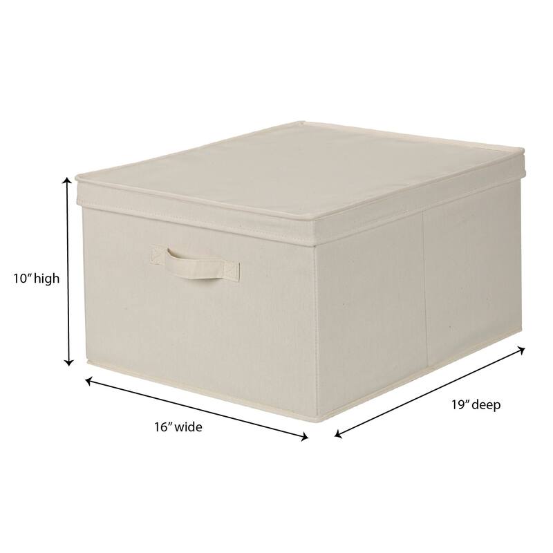 Household Essentials Storage Box with Lid