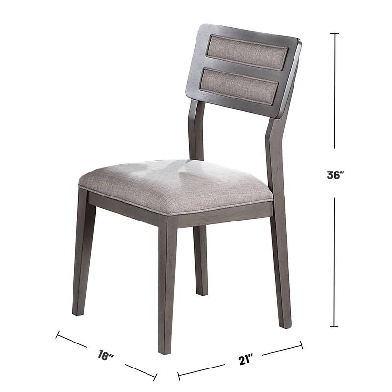 Set of 2 Upholstered Dining Chairs