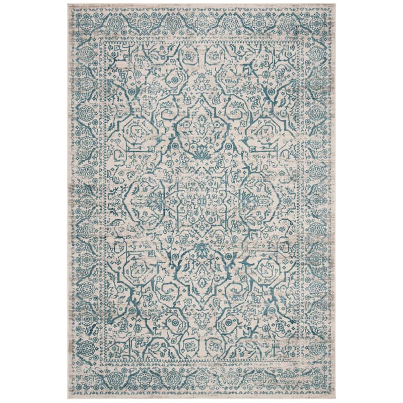 SAFAVIEH Princeton Biddie Vintage Distressed Boho Oriental Polyester Rug