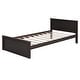 preview thumbnail 12 of 18, Full size Loft Bed with a twin size Stand-alone bed, Shelves,Desk,and Wardrobe-Espresso