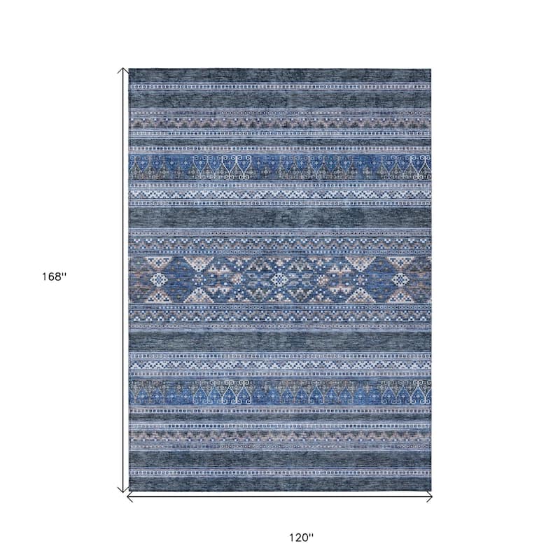 HomeRoots Southwestern Transitional Rectangle Outdoor Rug