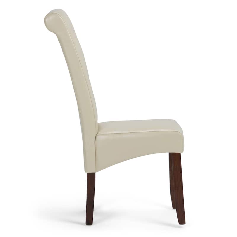 WYNDENHALL Essex Deluxe Tufted Parson Chair (Set of 2) - 18.9"w x 19.3"d x 42.1"h