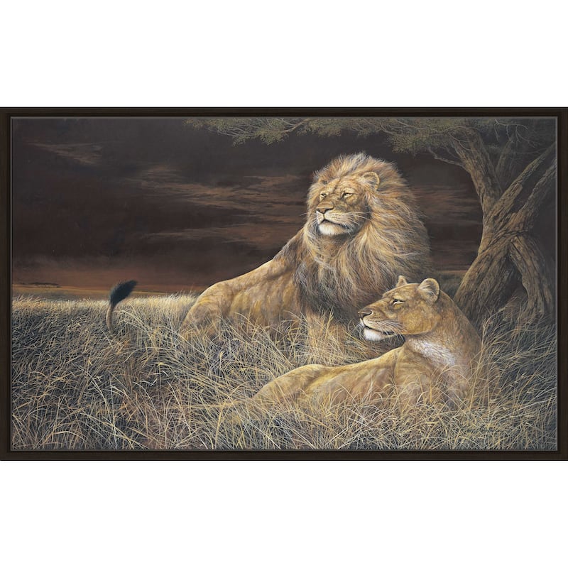 "Winds Serengeti" by Ruane Manning Print on Floating Canvas