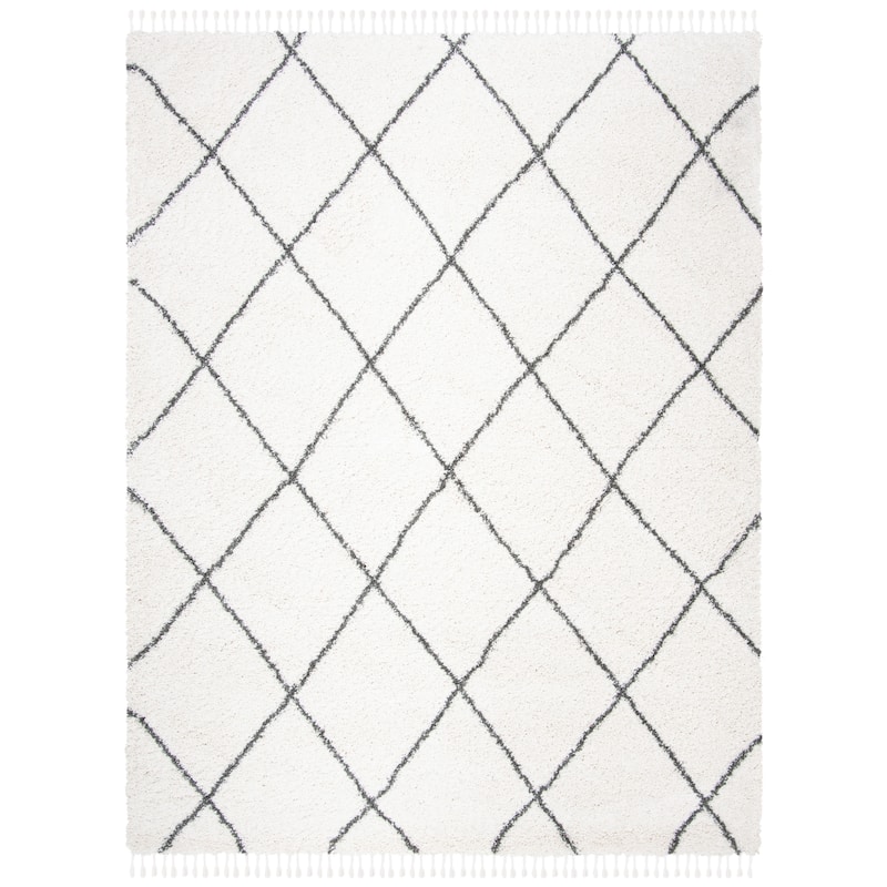 SAFAVIEH Moroccan Fringe Shag Leoma 2-inch Thick Rug