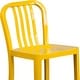 preview thumbnail 21 of 116, 2 Pack 24'' High Metal Indoor-Outdoor Counter Height Stool w/ Vertical Slat Back