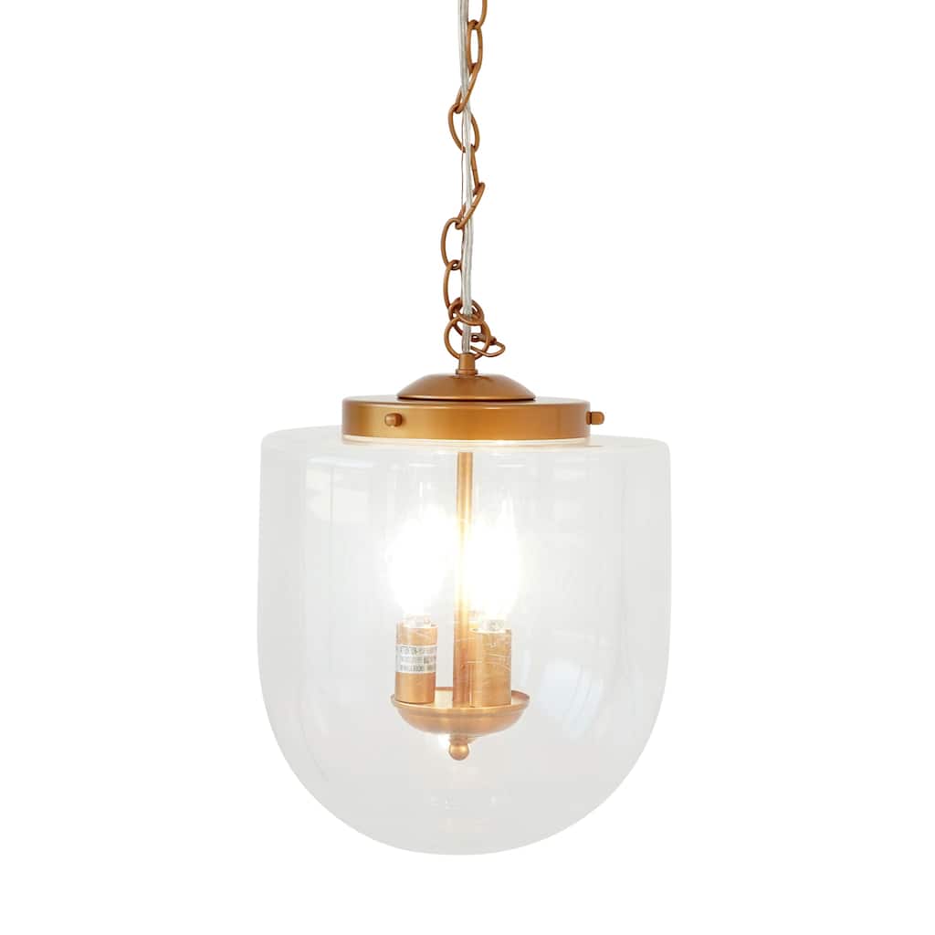 Bonnie Modern Glass Pendant Light with Gold Finish