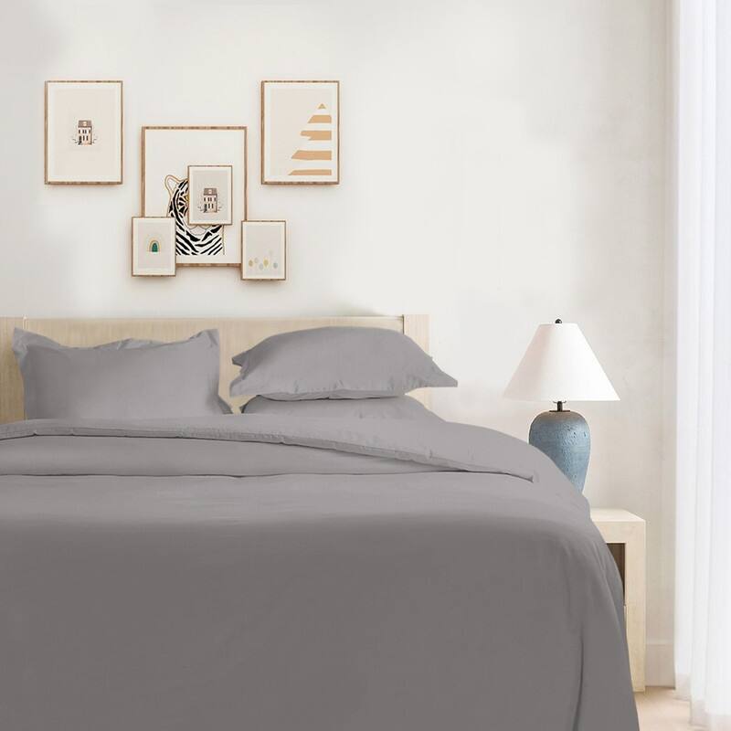 Farm to Home Dreamy Cotton Duvet Set with Button Closure, 2-Piece