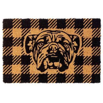 RugSmith Natural Machine Tufted Pug, 16" x 24" - 16" x 24"