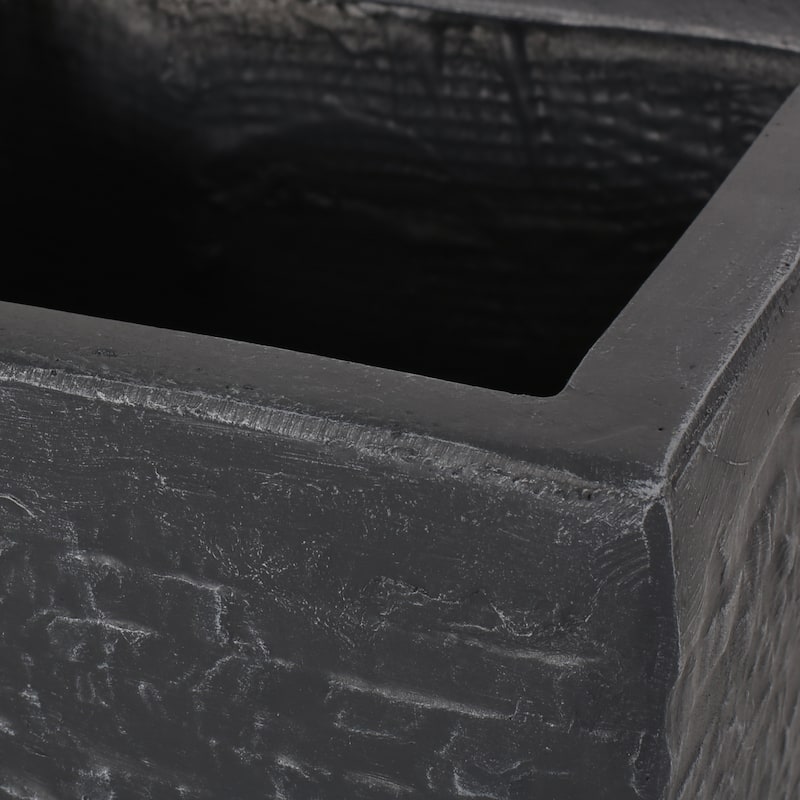 Modern Handmade Concrete Planter, Outdoor-Resistant, Stylish Design