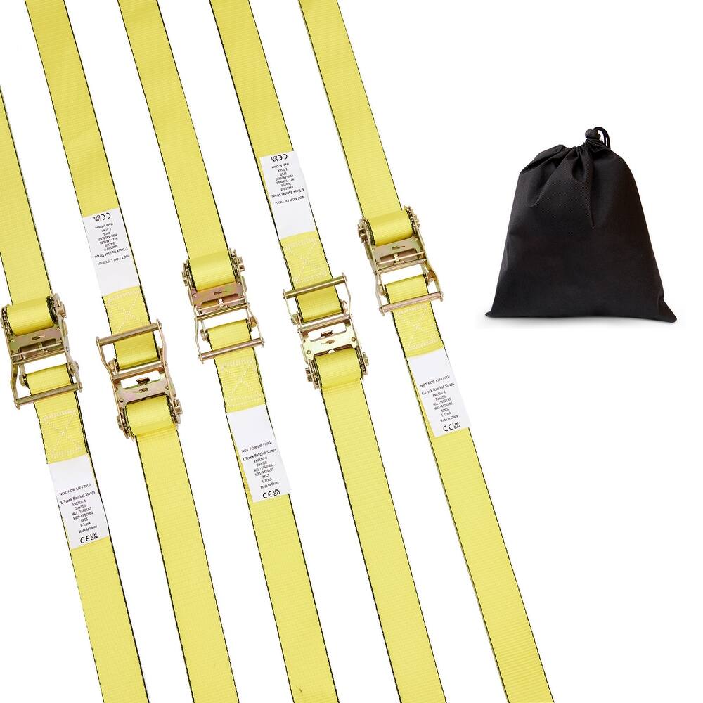 Ratchet Tie Down Straps for Moving Securing Cargo, Appliances, Motorcycle