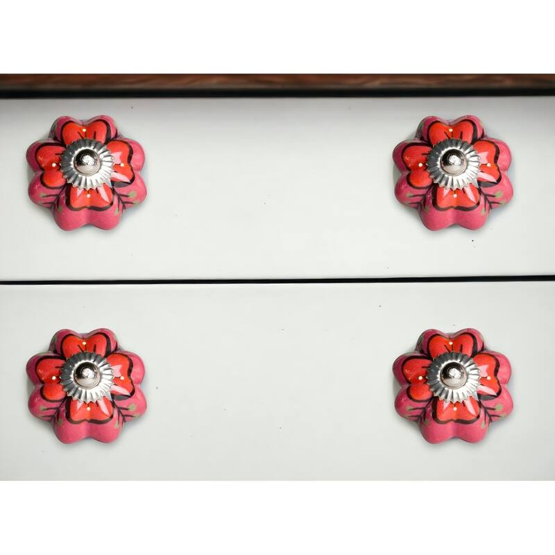 1.5" X 1.5" X 1.5" Pink Red And Green Knobs 12 Pack - Green
