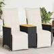 Option Black With footrest/ Wood
