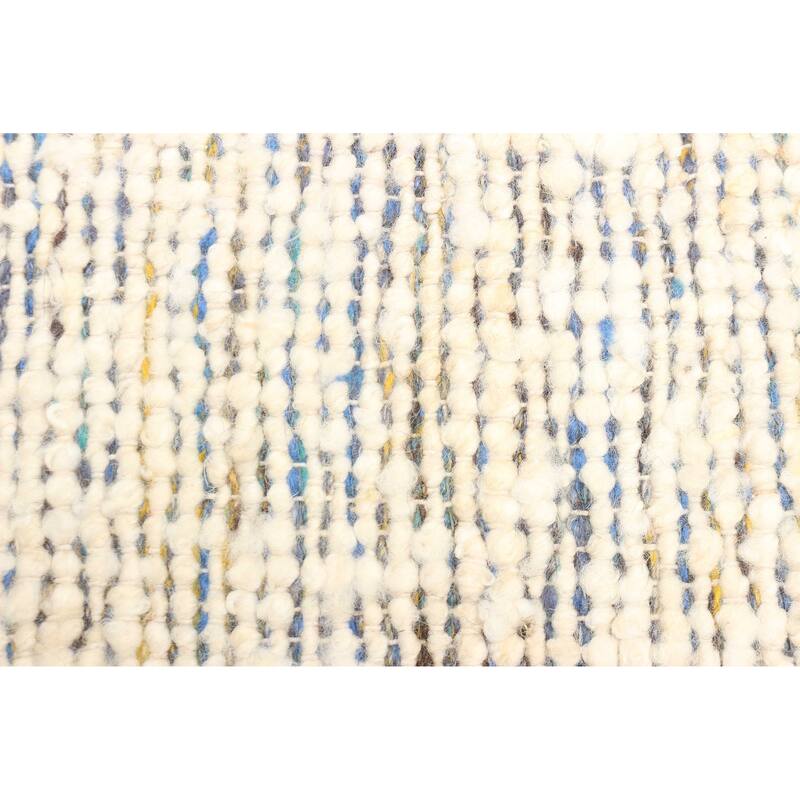 ECARPETGALLERY Braid weave Sienna Cream Wool Rug - 5'5 x 7'5