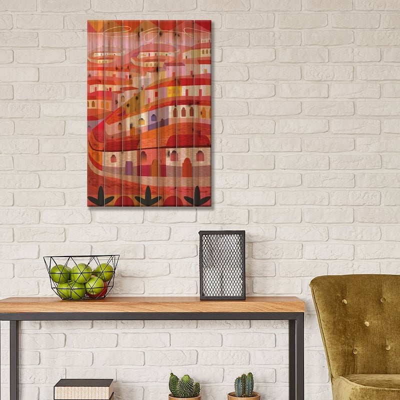 Little Sonora (Vertical) Print On Wood by Charles Harker - Multi-Color