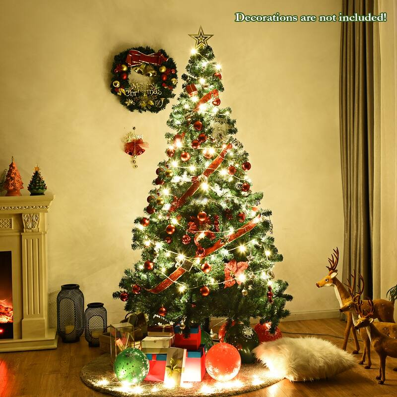 5'/6'/7'/8' Green Artificial PVC Christmas Tree with Stand