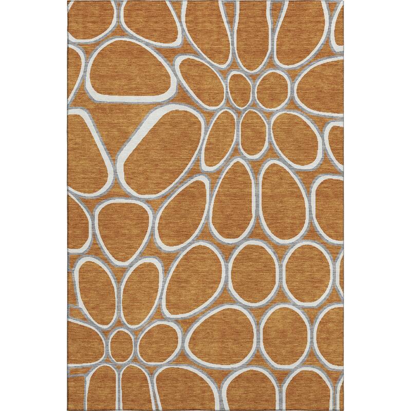 Premium Washable Super Soft Contemporary Bubble Mayfield Rug