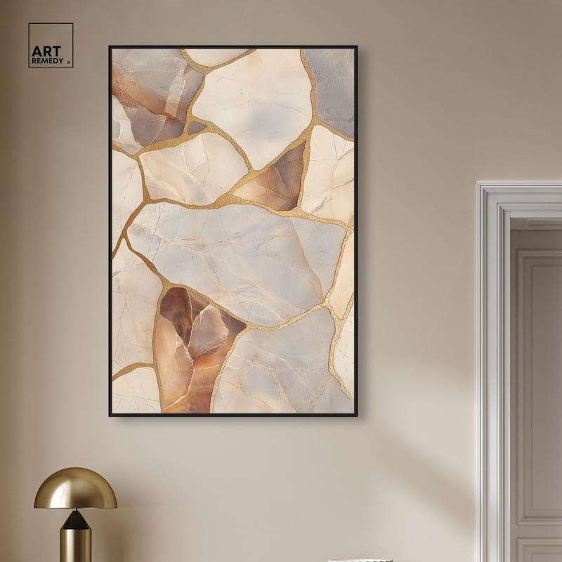 Textured Earthy Tones II Canvas by Art Remedy
